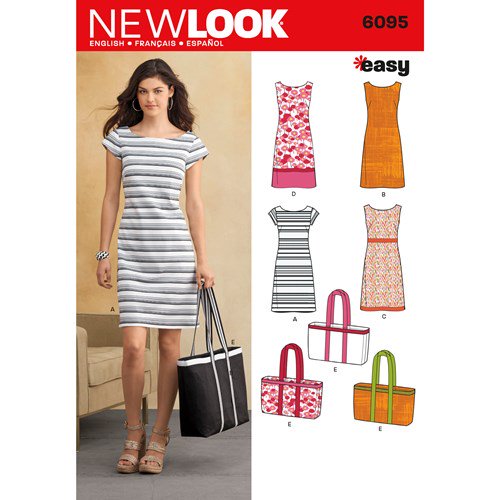 New Look Sewing Pattern 6095 N6095 Misses' Dresses - You’ve Got Me In Stitches