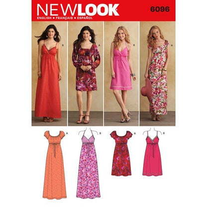 New Look Sewing Pattern 6096 N6096 Misses' Dresses - You’ve Got Me In Stitches