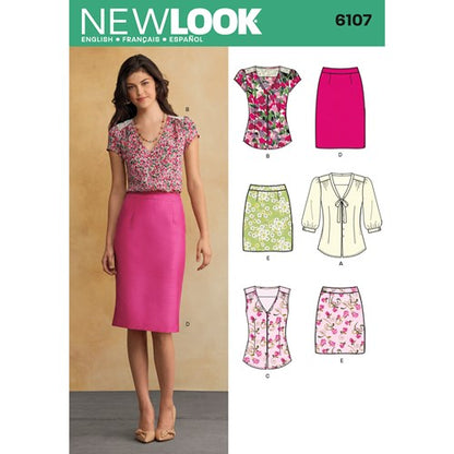 New Look Sewing Pattern 6107 N6107 Misses' Separates - You’ve Got Me In Stitches