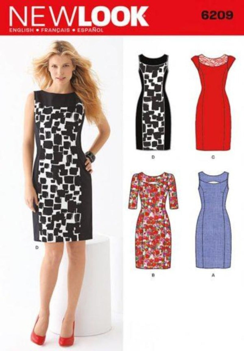 New Look Sewing Pattern 6209 N6209 Misses Dress - You’ve Got Me In Stitches