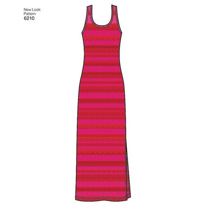 New Look Sewing Pattern 6210 N6210 Misses' Knit Dress in Two Lengths - You’ve Got Me In Stitches