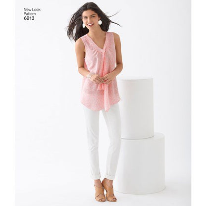 New Look Sewing Pattern 6213 N6213 Misses' Tops - You’ve Got Me In Stitches