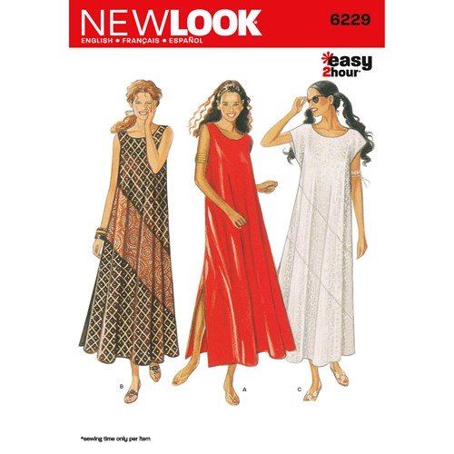 New Look Sewing Pattern 6229 N6229 Misses Dresses - You’ve Got Me In Stitches