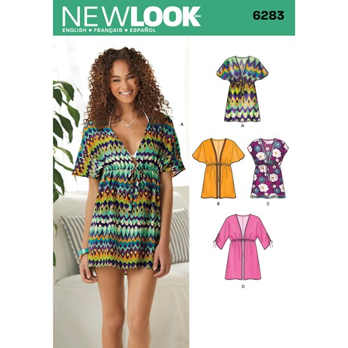 New Look Sewing Pattern 6283 N6283 Misses' Mini Dress or Tunic - You’ve Got Me In Stitches