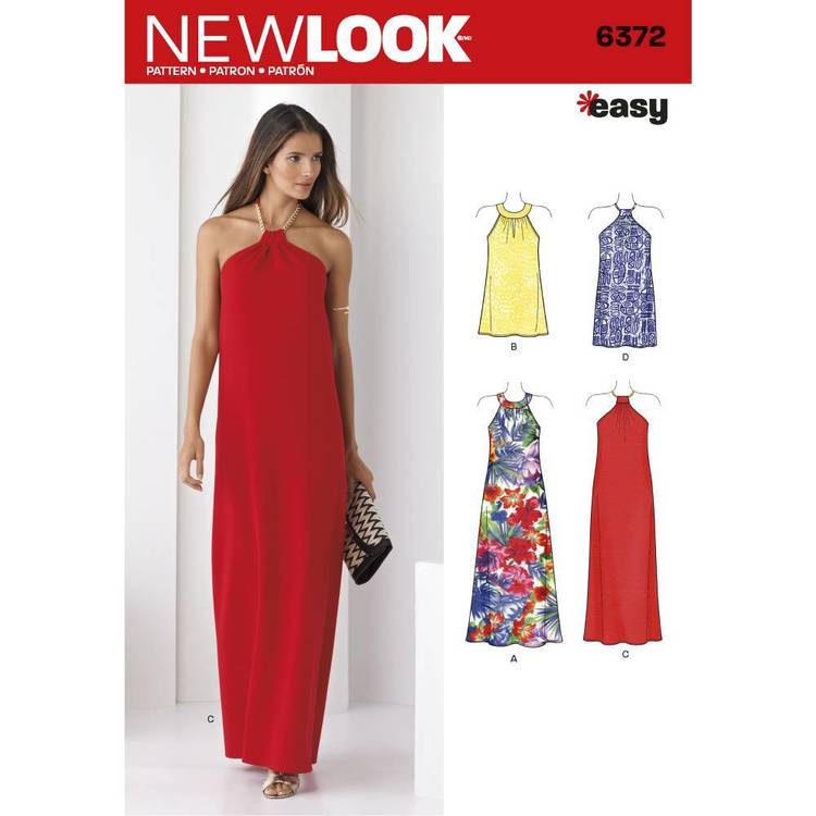 New Look Sewing Pattern 6372 N6372 Misses' Dresses Each In Two Lengths - You’ve Got Me In Stitches