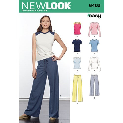 New Look Sewing Pattern 6403 N6403 Misses' Easy Separates - You’ve Got Me In Stitches
