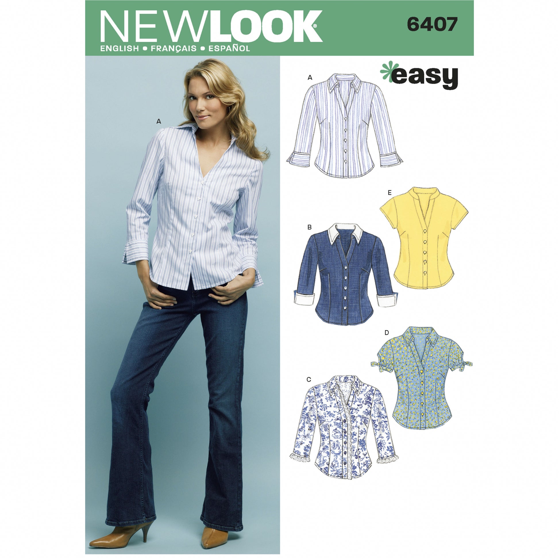 New Look Sewing Pattern 6407 N6407 Women's Tops - You’ve Got Me In Stitches