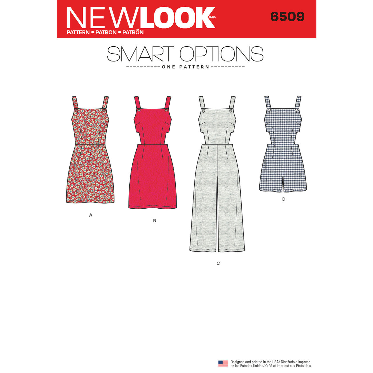 New Look Sewing Pattern 6509 Misses' Jumper, Romper, and Dress with Bodice Variations - You’ve Got Me In Stitches