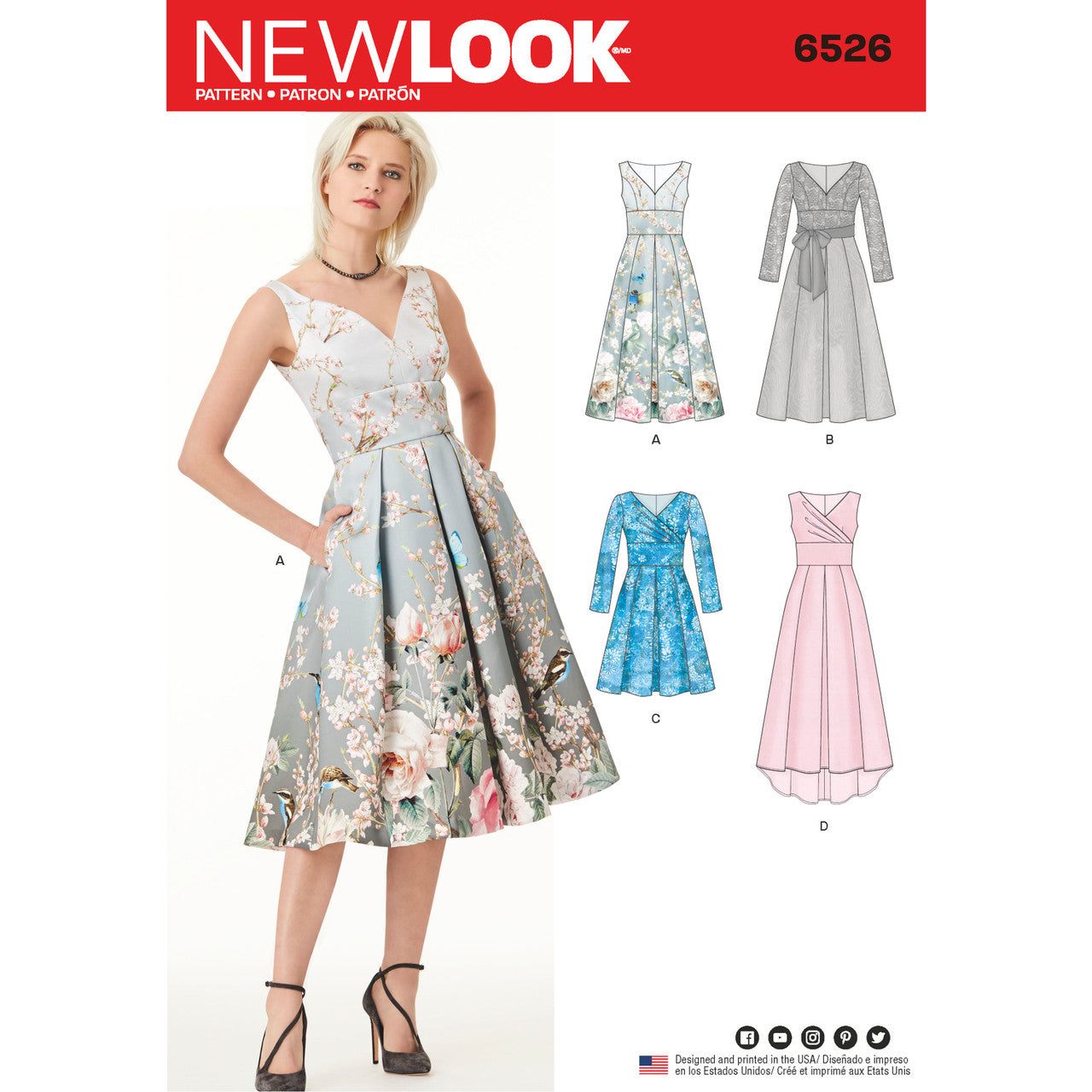 New Look Sewing Pattern 6526 Misses' Dress with Bodice Variations - You’ve Got Me In Stitches