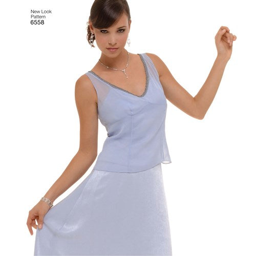 New Look Sewing Pattern 6558 N6558 Misses' Special Occasion Separates - You’ve Got Me In Stitches