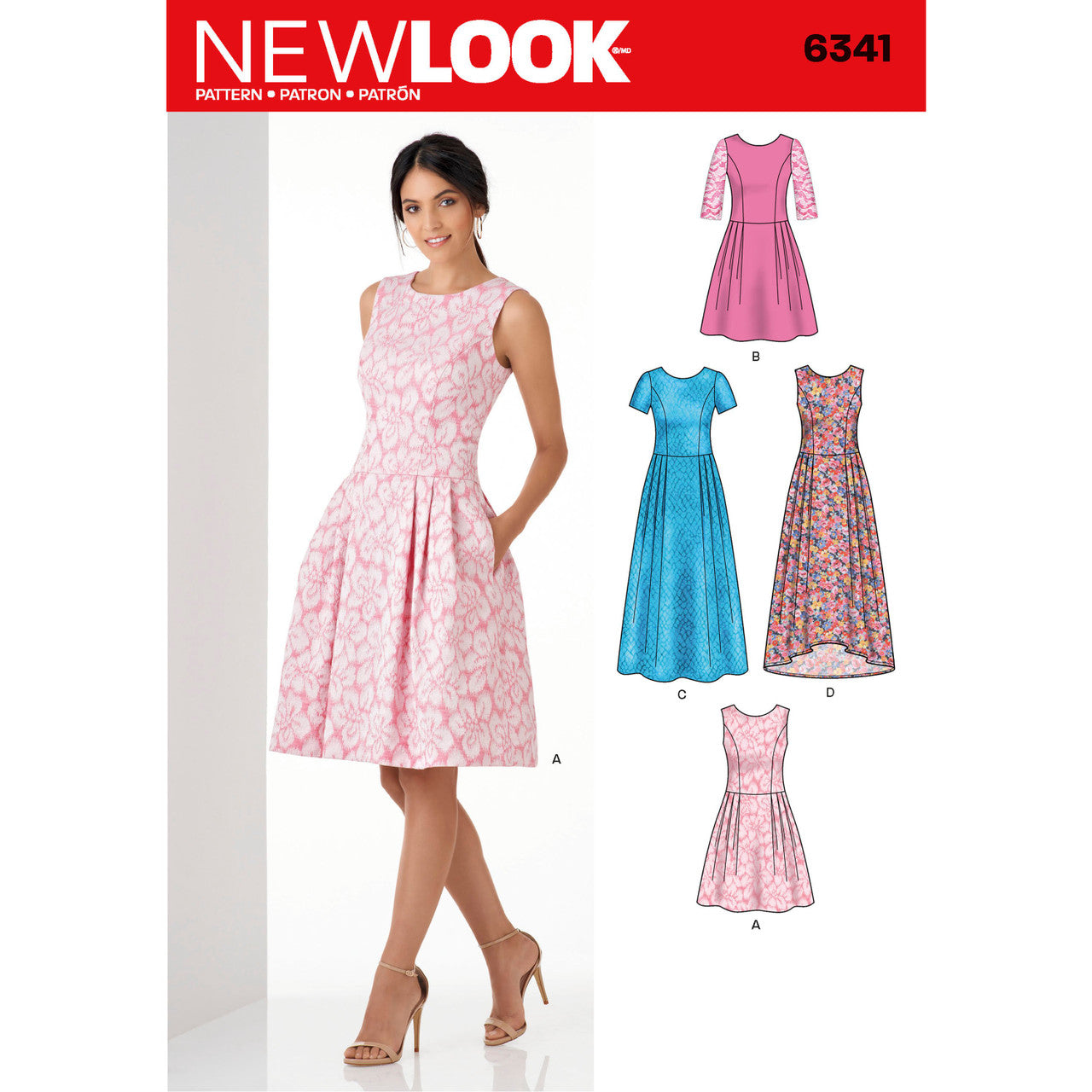 New Look Sewing Pattern N6341 6341 Misses' Dress in Three Lengths - You’ve Got Me In Stitches