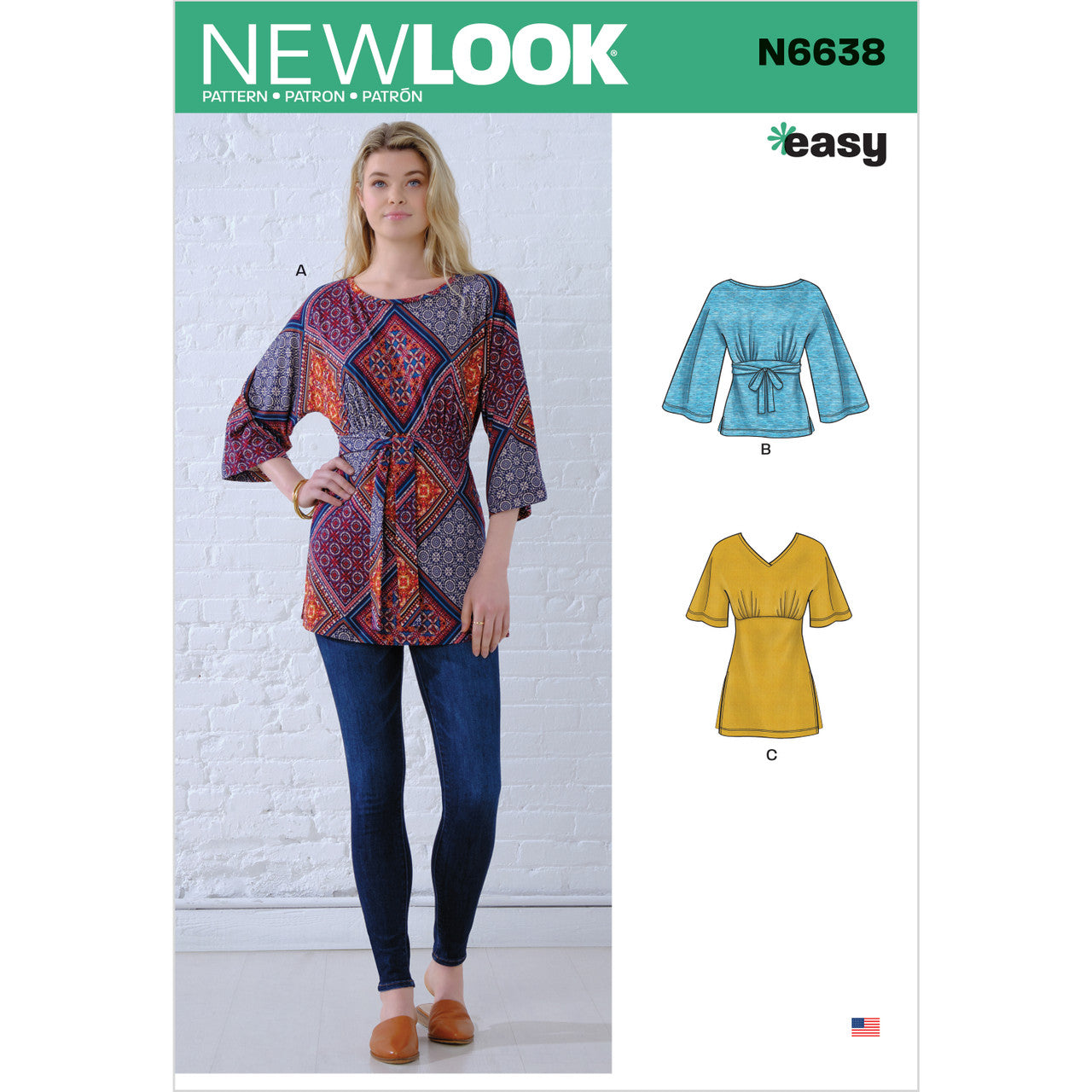 New Look Sewing Pattern N6638 Misses' Knit Tops - You’ve Got Me In Stitches