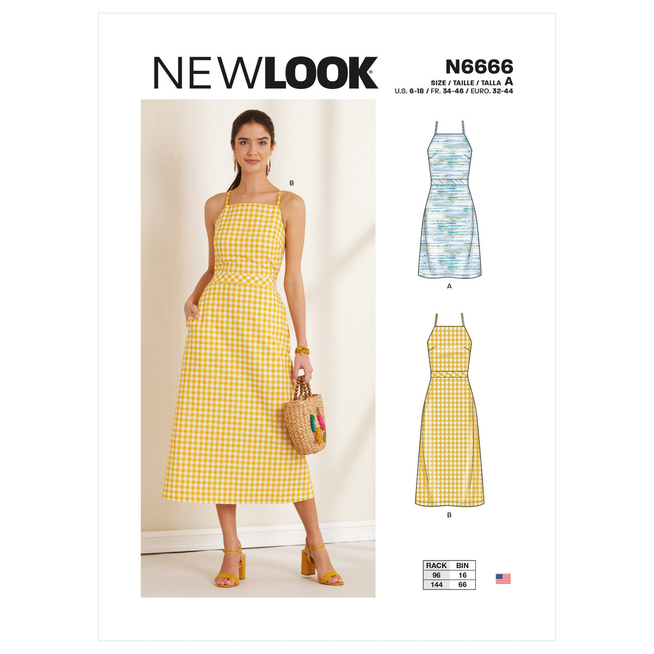 New Look Sewing Pattern N6666 Misses' Halter Dresses with Back Tie - You’ve Got Me In Stitches