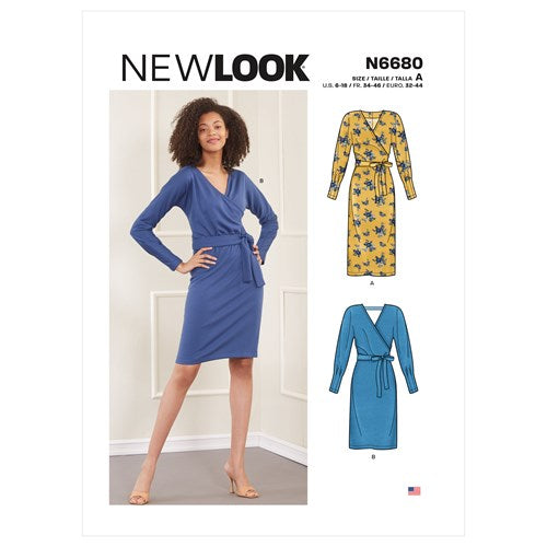 New Look Sewing Pattern N6680 6680 Misses' Knit Dress - You’ve Got Me In Stitches