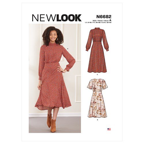 New Look Sewing Pattern N6682 6682 Misses' Dresses - You’ve Got Me In Stitches