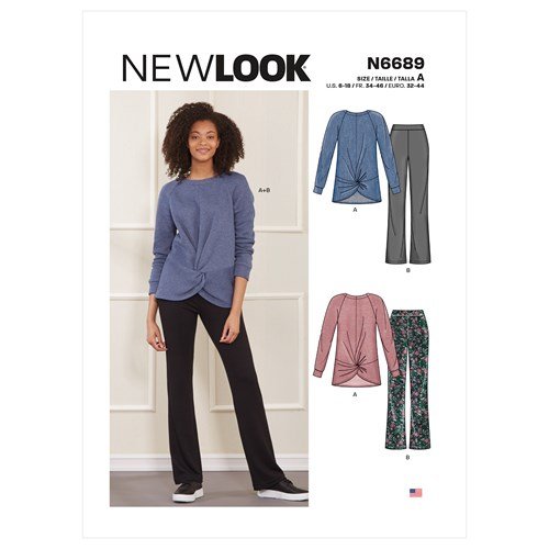 New Look Sewing Pattern N6689 6689 Misses' Sportswear - You’ve Got Me In Stitches