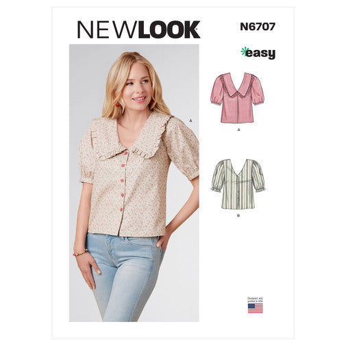 New Look Sewing Pattern N6707 Misses' Tops - You’ve Got Me In Stitches