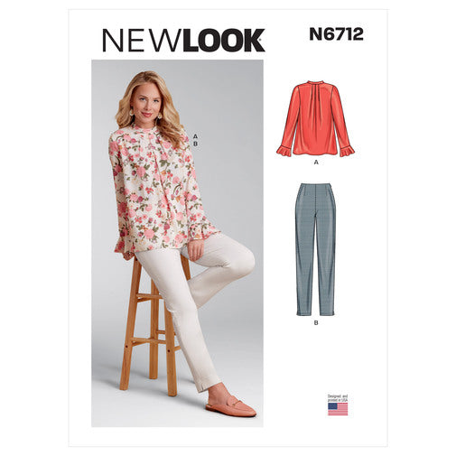 New Look Sewing Pattern N6712 Misses' Top and Pants - You’ve Got Me In Stitches