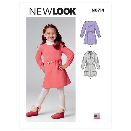 New Look Sewing Pattern N6714 Children's Dresses - You’ve Got Me In Stitches