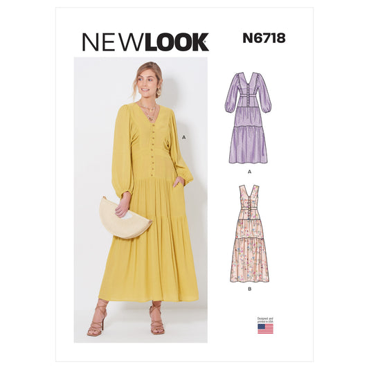 New Look Sewing Pattern N6718 Misses' Dress - You’ve Got Me In Stitches