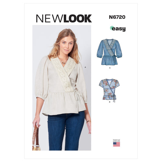 New Look Sewing Pattern N6720 Misses' Tops - You’ve Got Me In Stitches