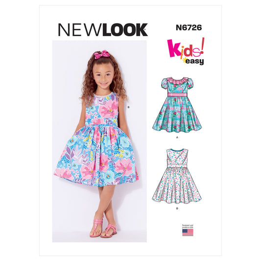 New Look Sewing Pattern N6726 Toddlers' and Children's Dresses - You’ve Got Me In Stitches