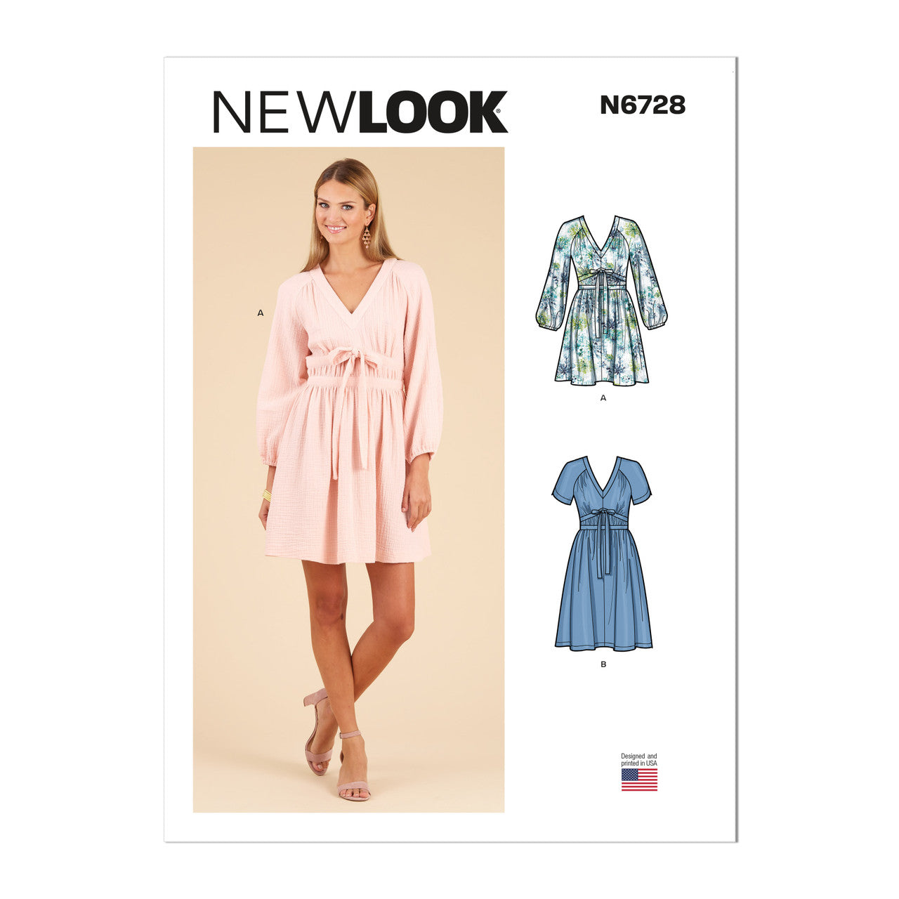 New Look Sewing Pattern N6728 Misses' Dress in Two Lengths - You’ve Got Me In Stitches