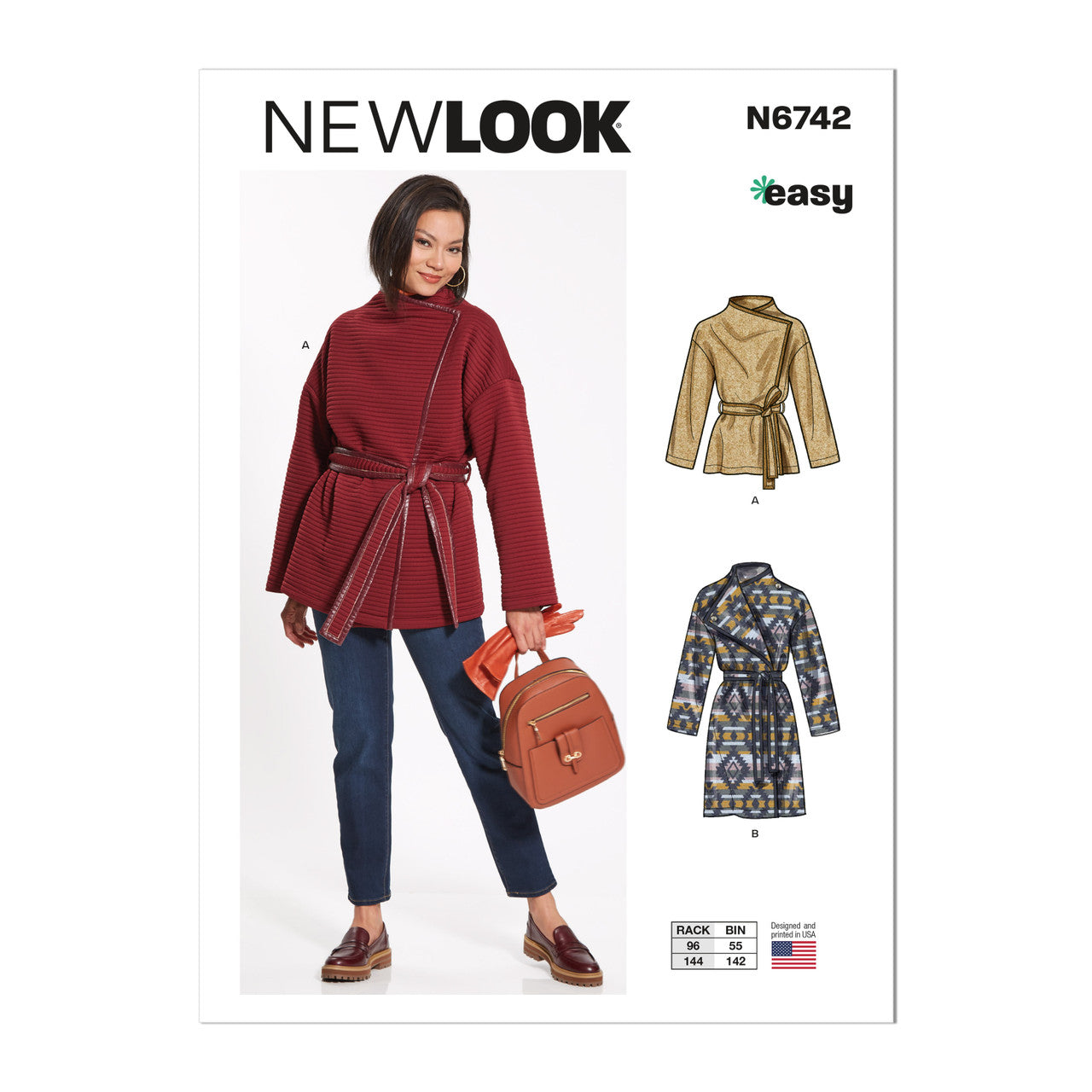 New Look Sewing Pattern N6742 Misses' Jacket and Coat - You’ve Got Me In Stitches