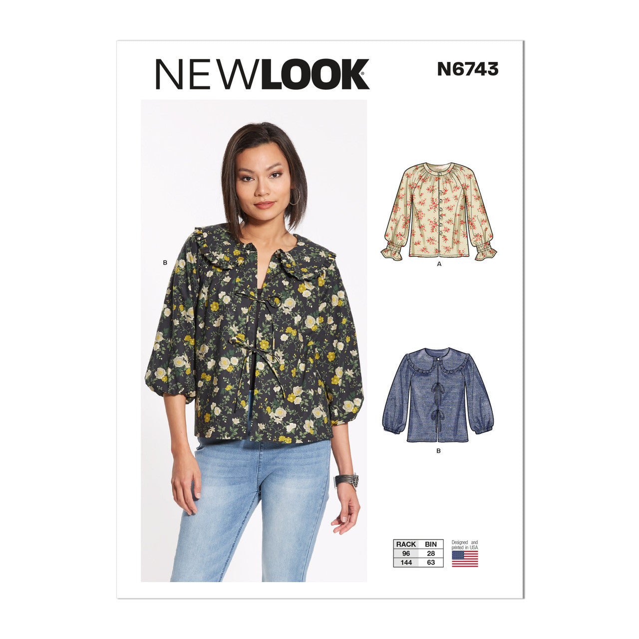 New Look Sewing Pattern N6743 Misses' Tops - You’ve Got Me In Stitches