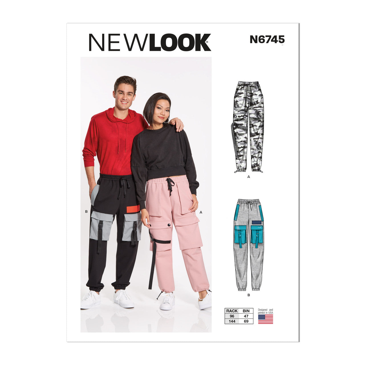 New Look Sewing Pattern N6745 Men's and Misses' Cargo Pants - You’ve Got Me In Stitches