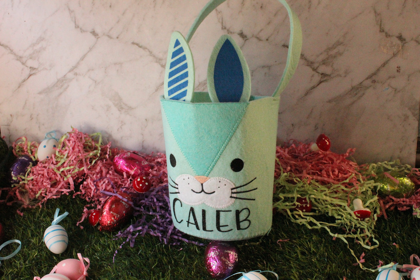Personalised Easter hunt Felt Buckets - You’ve Got Me In Stitches