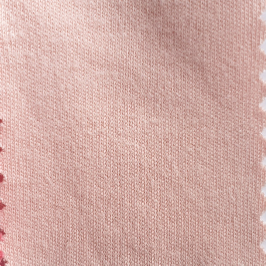 Solid Colour - Pastel Pink - 2 way stretch 100% Cotton Jersey Fabric - You’ve Got Me In Stitches