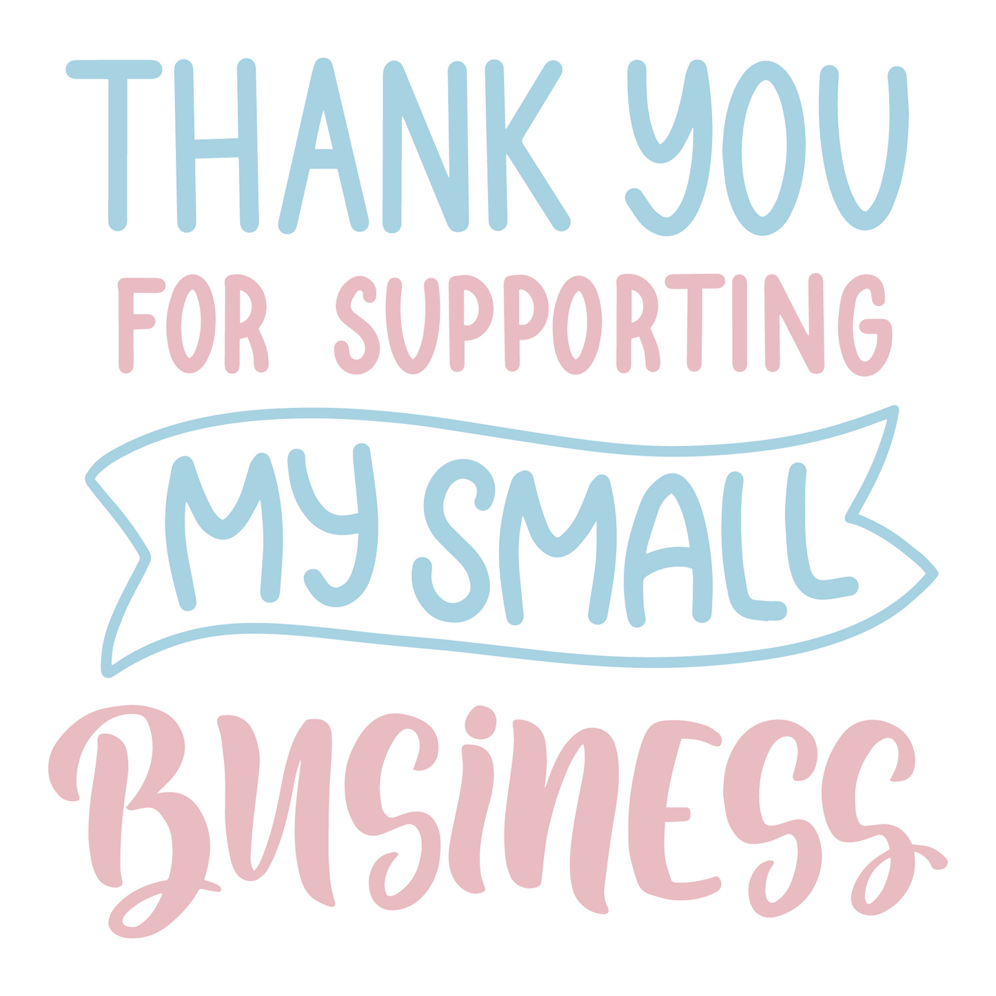 Thankyou For Shopping Small - Business Stickers - A4 - 5 Sheets - You’ve Got Me In Stitches