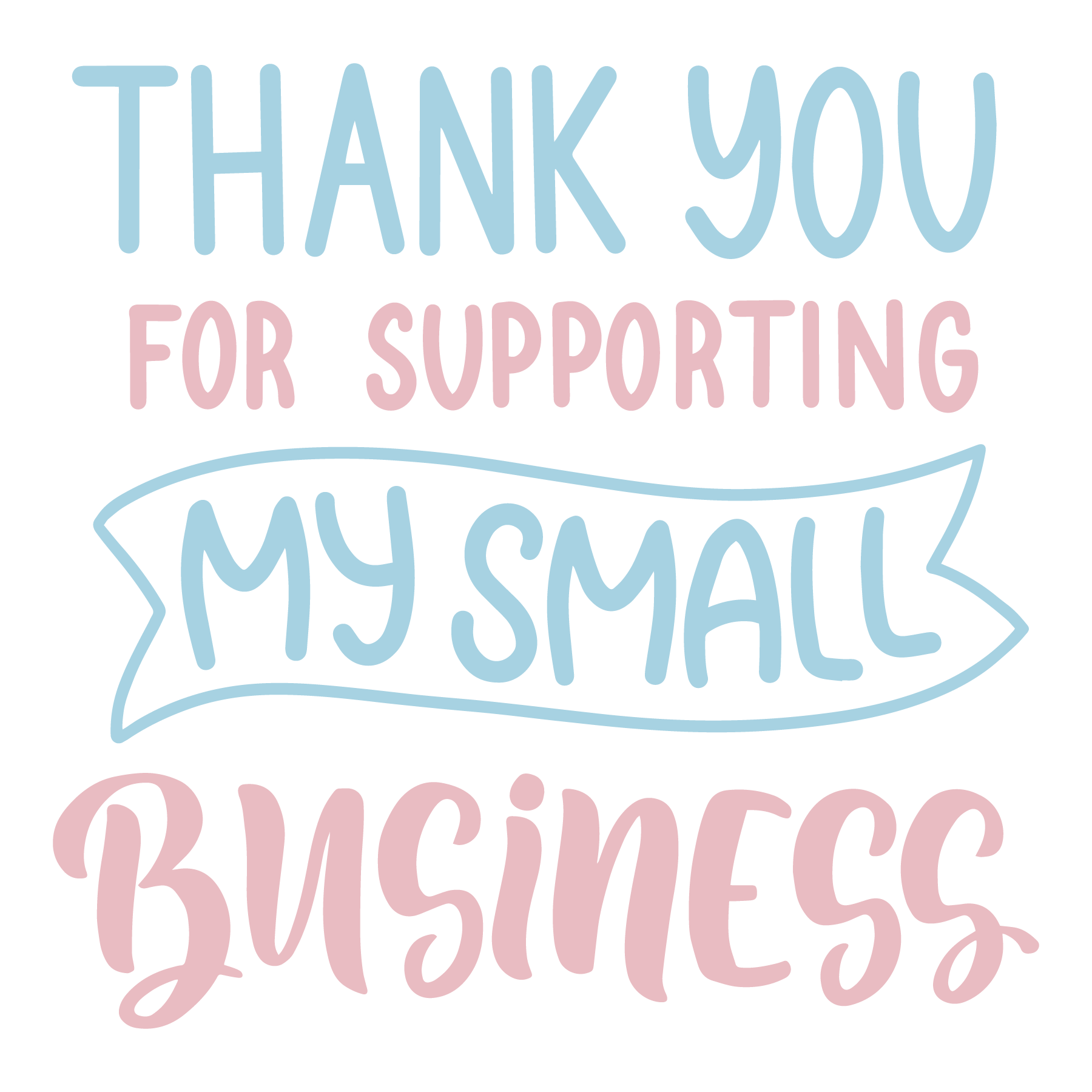 Thankyou For Shopping Small - Business Stickers - A4 - 5 Sheets - You’ve Got Me In Stitches